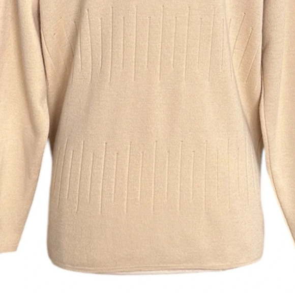 LECOMTE Sweater Italian Merino Wool Minimalist Classic Capsule Staple Size M - Picture 8 of 14